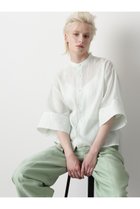【ヒューエルミュージアム/hueLe Museum】の【STUMBLY】Volume Sleeve Shirts ライトグリーン|ID: prp329100004570014 ipo3291000000032835427