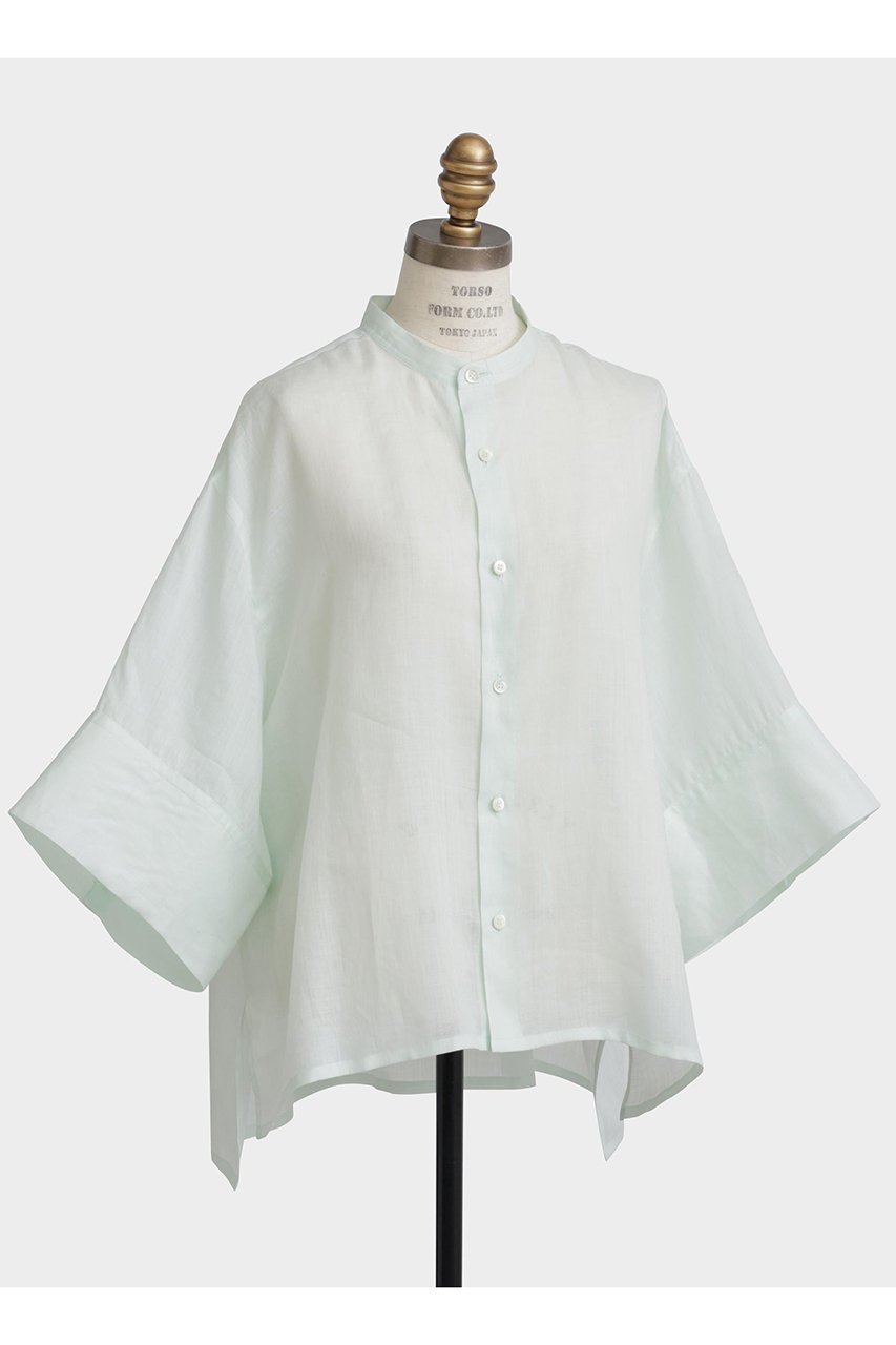 【ヒューエルミュージアム/hueLe Museum】の【STUMBLY】Volume Sleeve Shirts 人気、トレンドファッション・服の通販 founy(ファニー) 　ファッション　Fashion　レディースファッション　Fashion for Women　トップス・カットソー　Cut & Sew Tops　シャツ・ブラウス・オフィスカジュアル　Elegant Blouses & Button-Ups　ボリューム袖・フリルスリーブブラウス　Voluminous & Ruffle Sleeves / Puffy Sleeve Tops　カフス　Cuff Design　コンパクト　Compact, Small Size　ショート　Short, Short Length　スリーブ　Sleeve, Long Sleeve / Short Sleeve　バランス　Balance, Style Balance　半袖　Short Sleeve, Half Sleeve　夏　Summer　other-2|ID: prp329100004570014 ipo3291000000032835433