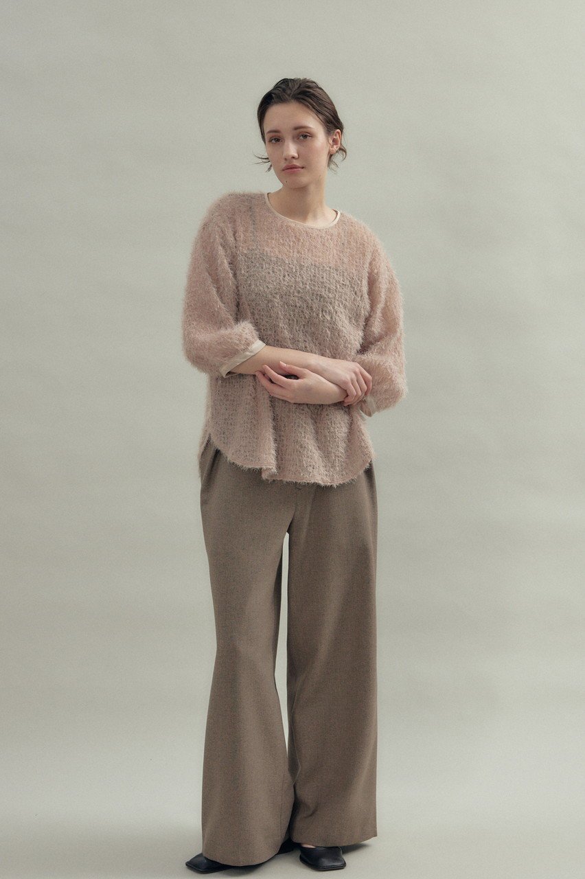 【フローレント/FLORENT】のフェザー チュール トップス 人気、トレンドファッション・服の通販 founy(ファニー) 　ファッション　Fashion　レディースファッション　Fashion for Women　トップス・カットソー　Cut & Sew Tops　シャツ・ブラウス・オフィスカジュアル　Elegant Blouses & Button-Ups　2025年　2025　2025-2026秋冬・A/W　Autumn/Winter 2025–26 AW25–26　ショート　Short, Short Length　スリーブ　Sleeve, Long Sleeve / Short Sleeve　チュール　Tulip, Tulip Motif　トレンド　Trend, Trending Now　バランス　Balance, Style Balance　フェザー　Feather, Feather Detail　A/W・秋冬　Autumn/Winter　other-6|ID: prp329100004570017 ipo3291000000032464833