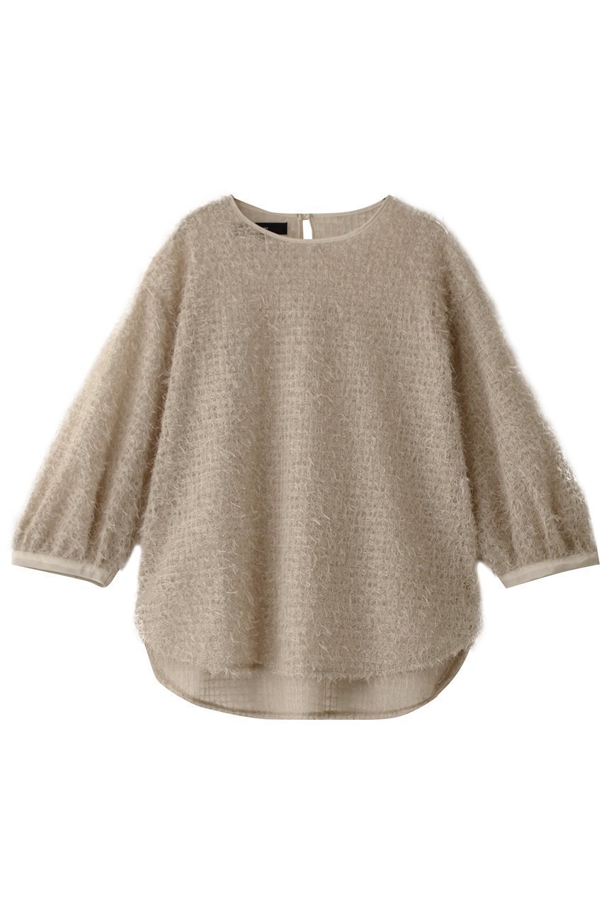 【フローレント/FLORENT】のフェザー チュール トップス インテリア・キッズ・メンズ・レディースファッション・服の通販 founy(ファニー) 　ファッション　Fashion　レディースファッション　Fashion for Women　トップス・カットソー　Cut & Sew Tops　シャツ・ブラウス・オフィスカジュアル　Elegant Blouses & Button-Ups　ショート　Short, Short Length　スリーブ　Sleeve, Long Sleeve / Short Sleeve　チュール　Tulip, Tulip Motif　トレンド　Trend, Trending Now　バランス　Balance, Style Balance　フェザー　Feather, Feather Detail　ベージュ|ID: prp329100004570017 ipo3291000000035560165