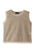 【フローレント/FLORENT】のフェザー チュール ノースリーブトップス ベージュ|ID: prp329100004570018 ipo3291000000035663035