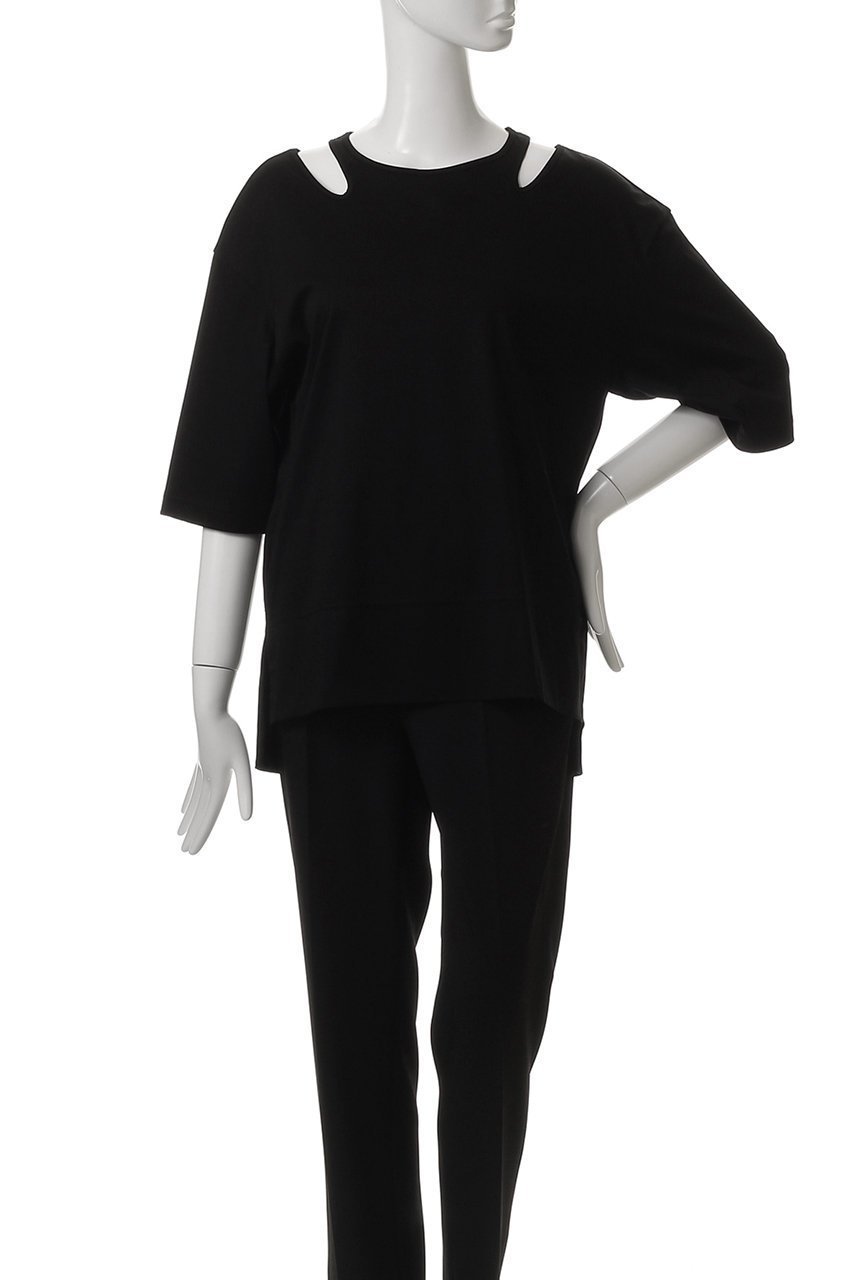 【ルームエイト/Room no.8】のSMOOTH コットン ネックオープントップス 人気、トレンドファッション・服の通販 founy(ファニー) 　ファッション　Fashion　レディースファッション　WOMEN　トップス・カットソー　Tops/Tshirt　シャツ/ブラウス　Shirts/Blouses　ロング / Tシャツ　T-Shirts　カットソー　Cut and Sewn　なめらか　Smooth　インナー　Inner　カッティング　Cutting　ショート　Short　ジャケット　Jacket　スリーブ　Sleeve　NEW・新作・新着・新入荷　New Arrivals　other-2|ID: prp329100004570022 ipo3291000000032334448