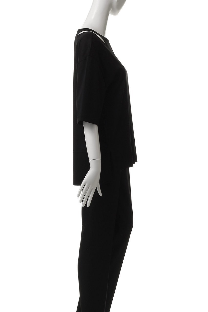 【ルームエイト/Room no.8】のSMOOTH コットン ネックオープントップス 人気、トレンドファッション・服の通販 founy(ファニー) 　ファッション　Fashion　レディースファッション　WOMEN　トップス・カットソー　Tops/Tshirt　シャツ/ブラウス　Shirts/Blouses　ロング / Tシャツ　T-Shirts　カットソー　Cut and Sewn　なめらか　Smooth　インナー　Inner　カッティング　Cutting　ショート　Short　ジャケット　Jacket　スリーブ　Sleeve　NEW・新作・新着・新入荷　New Arrivals　other-3|ID: prp329100004570022 ipo3291000000032334449