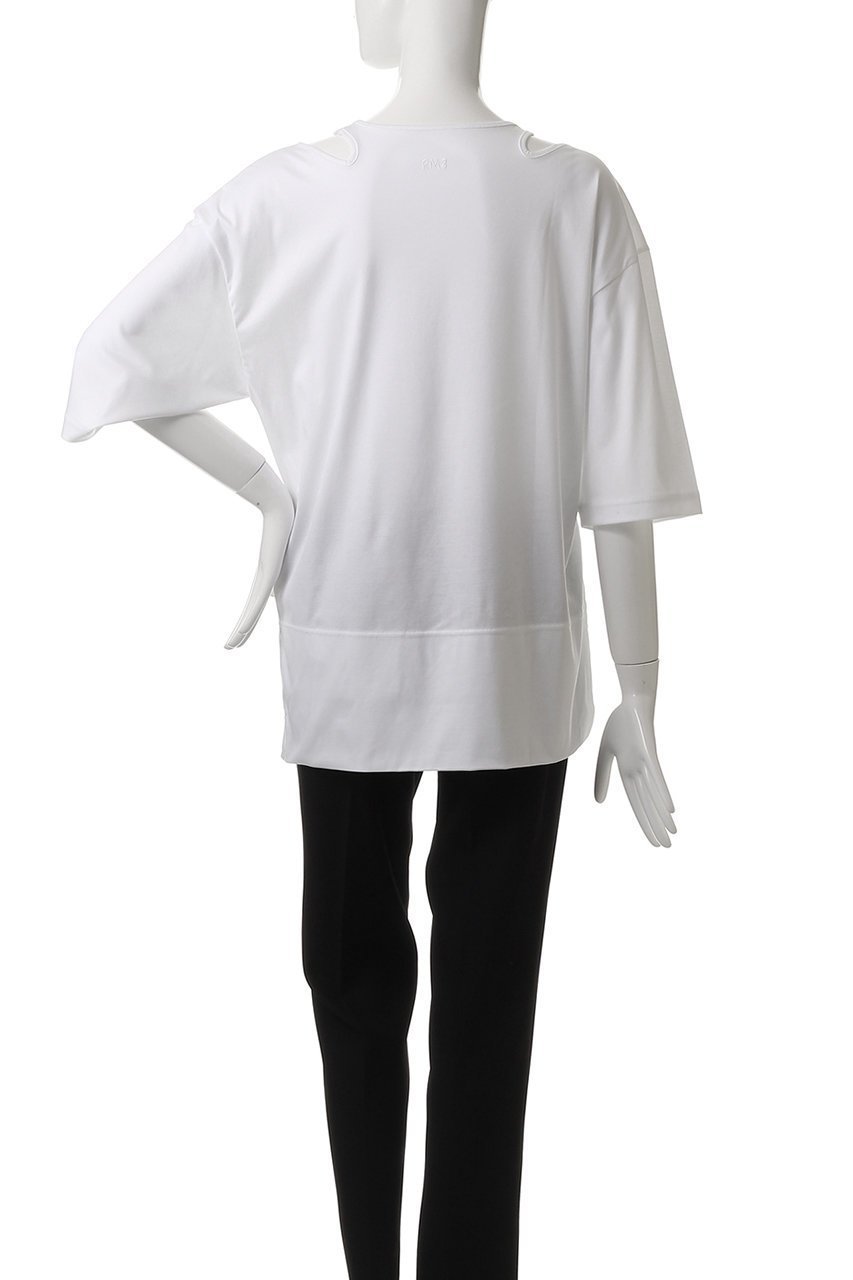 【ルームエイト/Room no.8】のSMOOTH コットン ネックオープントップス 人気、トレンドファッション・服の通販 founy(ファニー) 　ファッション　Fashion　レディースファッション　Fashion for Women　トップス・カットソー　Cut & Sew Tops　シャツ・ブラウス・オフィスカジュアル　Elegant Blouses & Button-Ups　ロングTシャツ・Tシャツ　Longline T-Shirts & Tees　カットソー・ベーシックTシャツ　Cut-and-Sewn Tops / Stretch Tees & Basics　なめらか　Smooth, Silky Texture　インナー　Innerwear　カッティング　Cutting Detail　ショート　Short, Short Length　ジャケット　Jacket, Outerwear　スリーブ　Sleeve, Long Sleeve / Short Sleeve　other-4|ID: prp329100004570022 ipo3291000000036082959