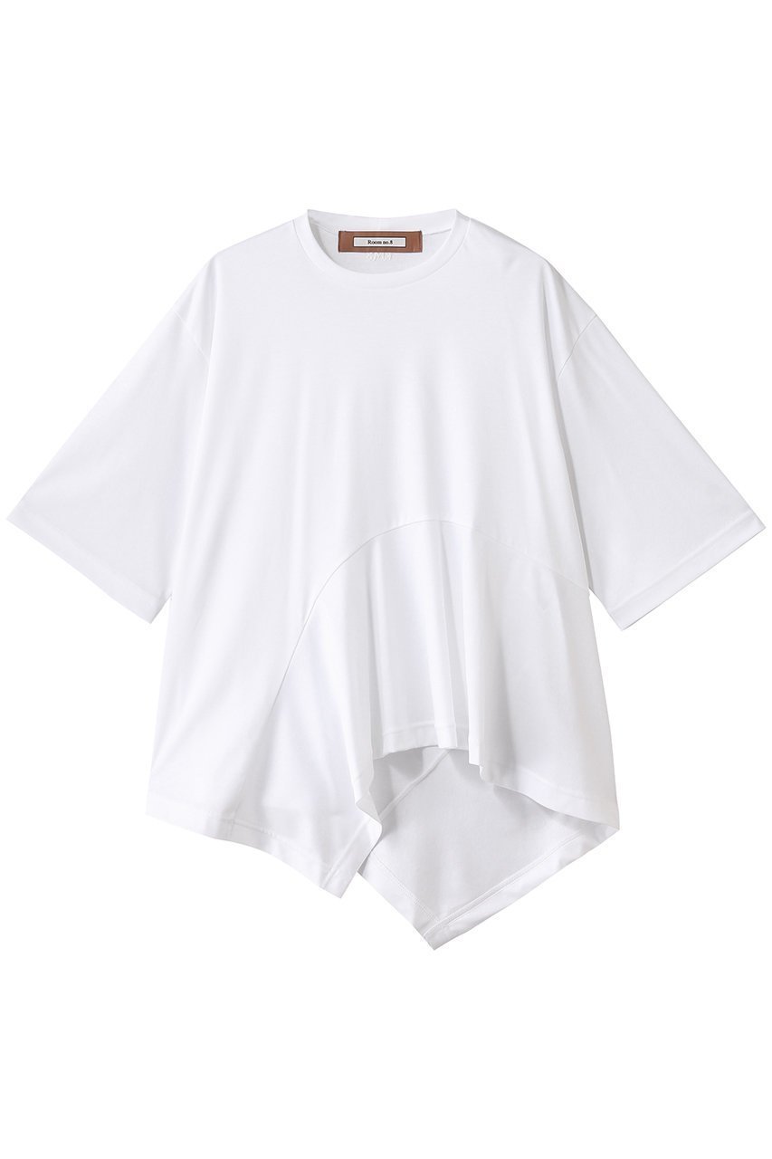 【ルームエイト/Room no.8】のSMOOTH コットンドレープトップス 人気、トレンドファッション・服の通販 founy(ファニー) 　ファッション　Fashion　レディースファッション　WOMEN　トップス・カットソー　Tops/Tshirt　シャツ/ブラウス　Shirts/Blouses　ロング / Tシャツ　T-Shirts　カットソー　Cut and Sewn　ショート　Short　スリーブ　Sleeve　ドレープ　Drape　フロント　Front　リラックス　Relax　夏　Summer　NEW・新作・新着・新入荷　New Arrivals　 other-1|ID: prp329100004570023 ipo3291000000032334455