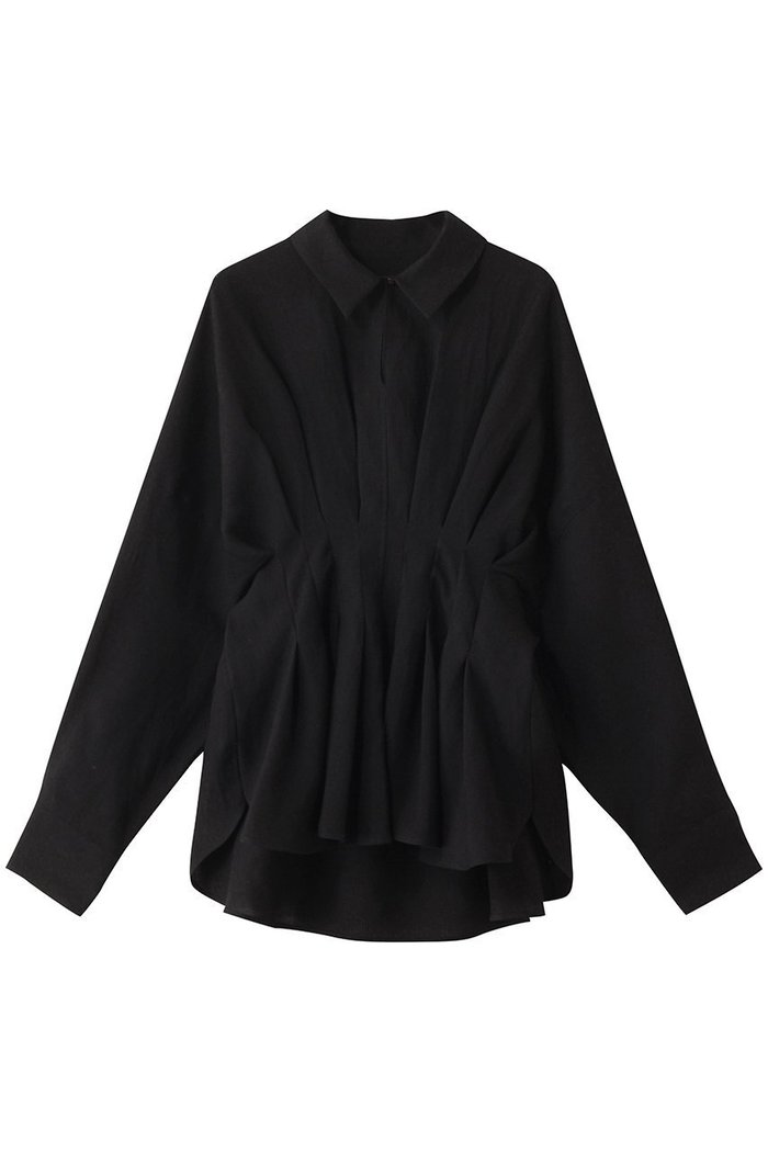 【ルームエイト/Room no.8】の【Room no.8 BLACK】LINENポプリン タッキングプルオーバー インテリア・キッズ・メンズ・レディースファッション・服の通販 founy(ファニー) https://founy.com/ ファッション Fashion レディースファッション Fashion for Women トップス・カットソー Cut & Sew Tops シャツ・ブラウス・オフィスカジュアル Elegant Blouses & Button-Ups カジュアルプルオーバー・ニットトップス Pullovers & Knit Tops / Casual Pullovers なめらか Smooth, Silky Texture サマー Summer, Summer Style スリーブ Sleeve, Long Sleeve / Short Sleeve ファブリック Fabric, Textile フロント Front, Front Design ボトム Bottoms, Lower Wear リネン Linen, Linen Fabric ロング Long, Long-Length |ID: prp329100004570024 ipo3291000000036046446