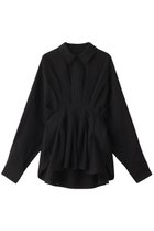 【ルームエイト/Room no.8】の【Room no.8 BLACK】LINENポプリン タッキングプルオーバー ブラック|ID: prp329100004570024 ipo3291000000036046450