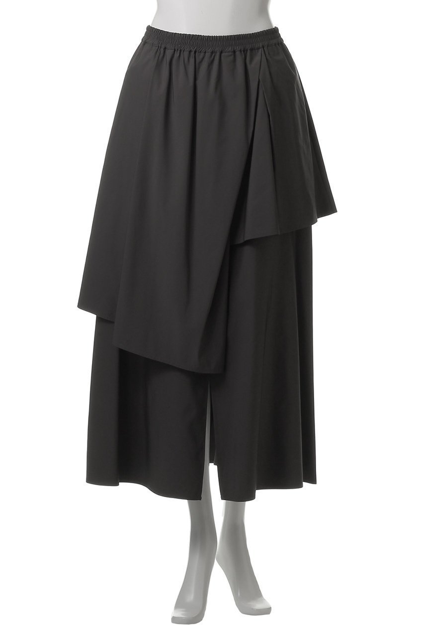 【ランバン オン ブルー/LANVIN en Bleu】のアシンメトリーレイヤードスカート 人気、トレンドファッション・服の通販 founy(ファニー) 　ファッション　Fashion　レディースファッション　Fashion for Women　スカート　Skirts　ロングスカート　Long Skirts / Maxi & Midi Skirts　アシンメトリー　Asymmetrical Style　クロップド　Cropped, Short Length　コンパクト　Compact, Small Size　ロング　Long, Long-Length　other-2|ID: prp329100004570027 ipo3291000000032334491