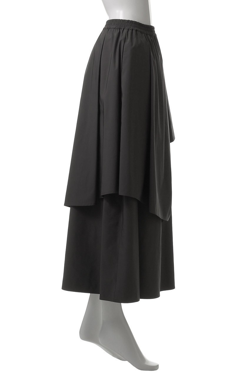 【ランバン オン ブルー/LANVIN en Bleu】のアシンメトリーレイヤードスカート 人気、トレンドファッション・服の通販 founy(ファニー) 　ファッション　Fashion　レディースファッション　Fashion for Women　スカート　Skirts　ロングスカート　Long Skirts / Maxi & Midi Skirts　アシンメトリー　Asymmetrical Style　クロップド　Cropped, Short Length　コンパクト　Compact, Small Size　ロング　Long, Long-Length　other-3|ID: prp329100004570027 ipo3291000000032334492