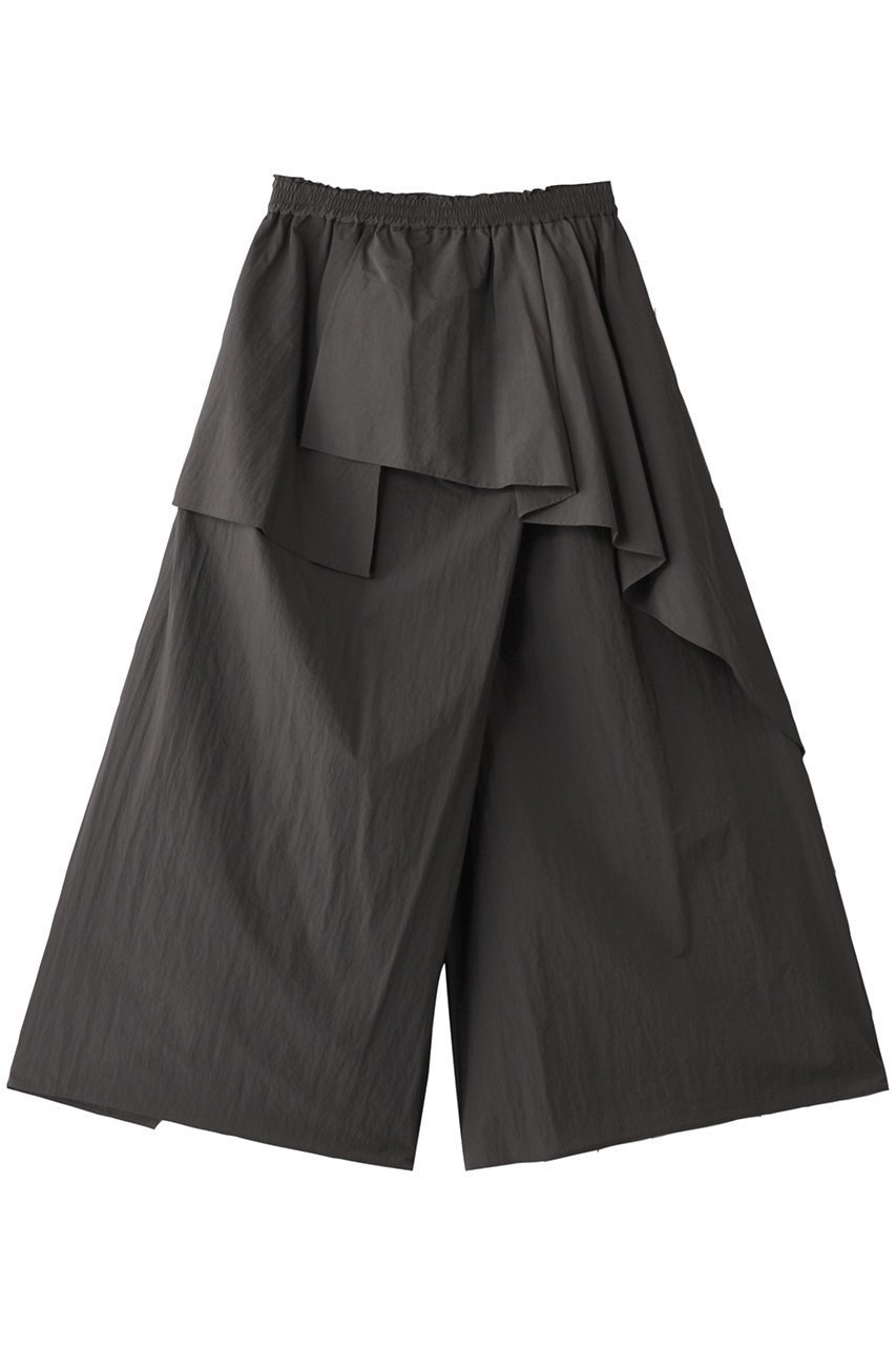 【ランバン オン ブルー/LANVIN en Bleu】のはっ水ナイロンラッフルパンツ インテリア・キッズ・メンズ・レディースファッション・服の通販 founy(ファニー) ファッション Fashion レディースファッション Fashion for Women パンツ Pants & Trousers おすすめ Recommended / Our Picks コンパクト Compact, Small Size リラックス Relax, Relaxed Fit チャコールグレー|ID: prp329100004570028 ipo3291000000032793781