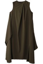 【ランバン オン ブルー/LANVIN en Bleu】のライトタフタアシンメトリーワンピース カーキ|ID: prp329100004570029 ipo3291000000036082943