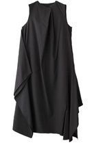 【ランバン オン ブルー/LANVIN en Bleu】のライトタフタアシンメトリーワンピース チャコールグレー|ID: prp329100004570029 ipo3291000000036082944