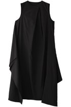 【ランバン オン ブルー/LANVIN en Bleu】のライトタフタアシンメトリーワンピース ブラック|ID: prp329100004570029 ipo3291000000036082945