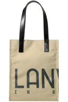 【ランバン オン ブルー/LANVIN en Bleu】のロゴポリエステルキャンバストートバッグ イエロー|ID: prp329100004570032 ipo3291000000035102516