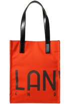 【ランバン オン ブルー/LANVIN en Bleu】のロゴポリエステルキャンバストートバッグ オレンジ|ID: prp329100004570032 ipo3291000000035102517