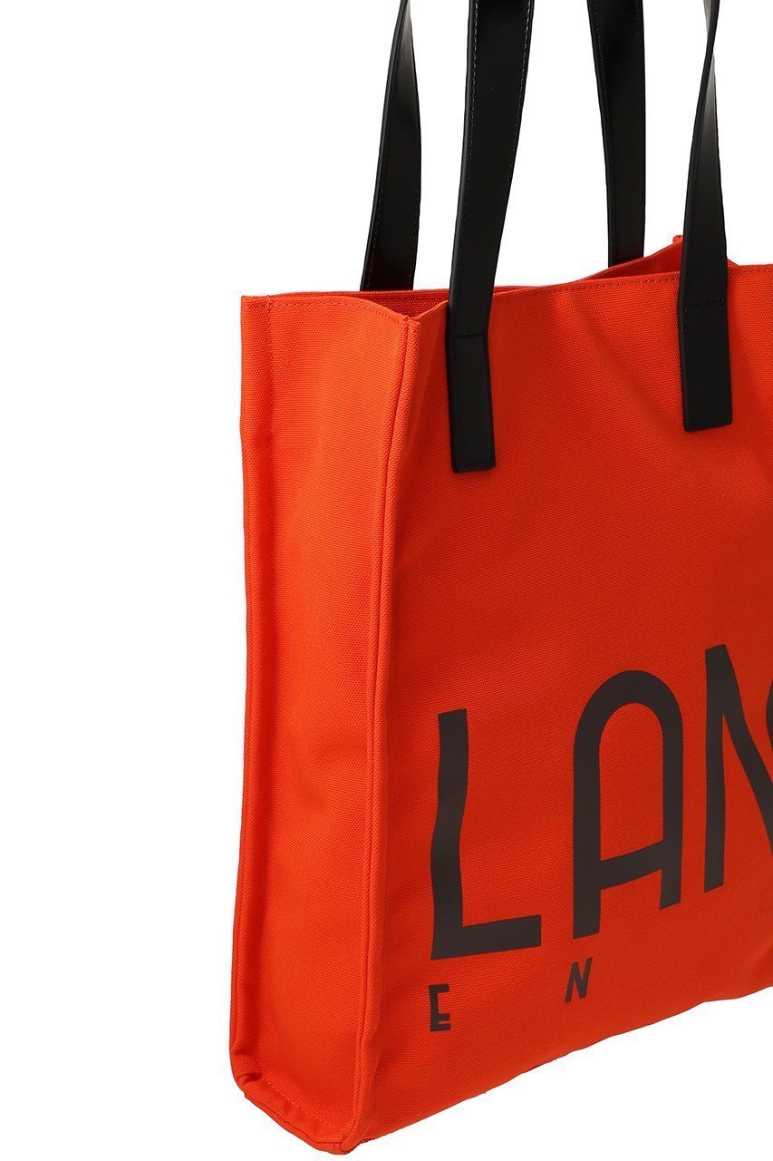 【ランバン オン ブルー/LANVIN en Bleu】のロゴポリエステルキャンバストートバッグ 人気、トレンドファッション・服の通販 founy(ファニー) 　ファッション　Fashion　レディースファッション　Fashion for Women　バッグ　Bags　フェイクレザー　Faux Leather, PU Leather　プリント　Print, Printed Pattern　ポケット　Pocket, Pocket Detail　エレガント 上品　Elegant　旅行　Travel　other-4|ID: prp329100004570032 ipo3291000000035264736