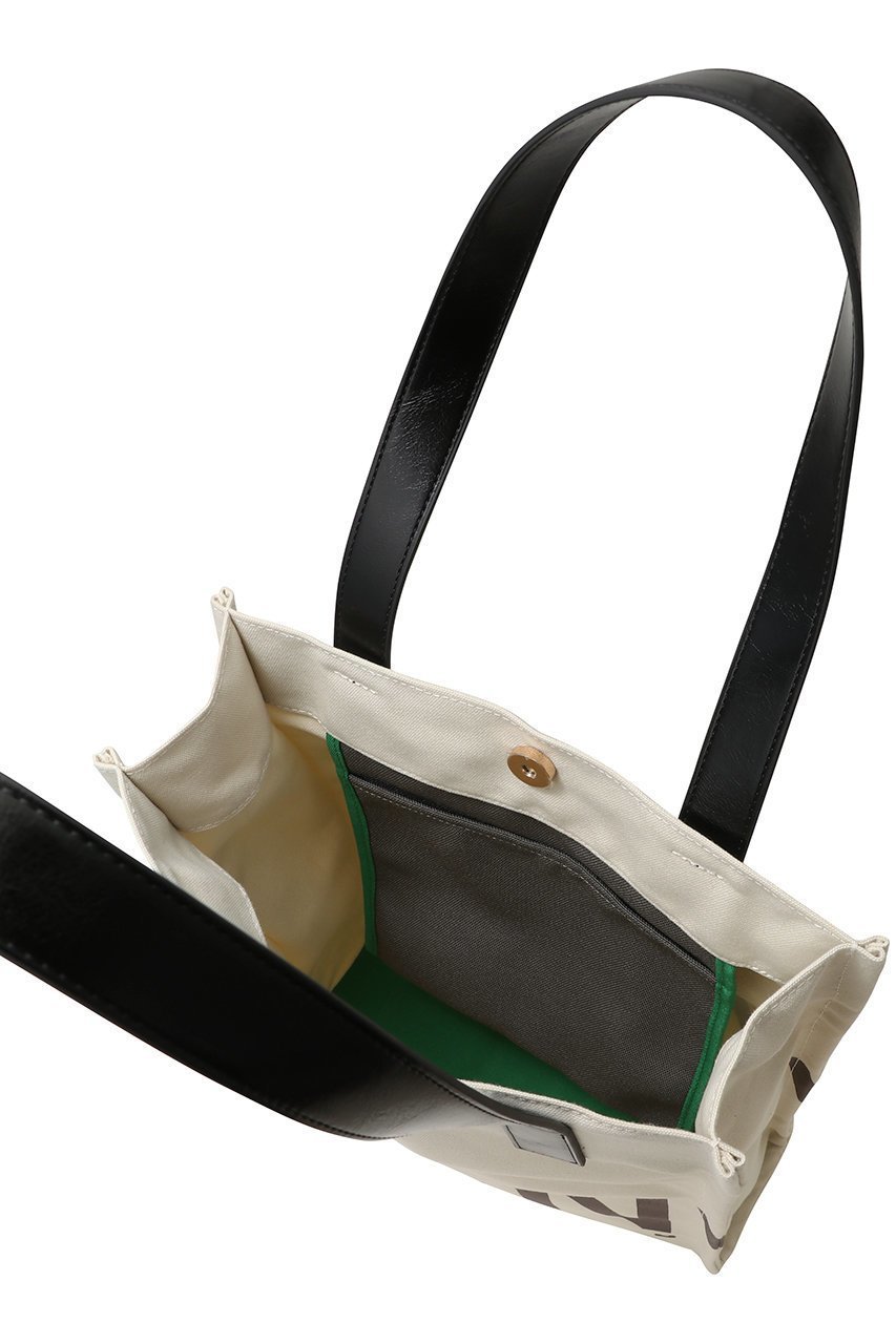 【ランバン オン ブルー/LANVIN en Bleu】のロゴポリエステルキャンバストートバッグ 人気、トレンドファッション・服の通販 founy(ファニー) 　ファッション　Fashion　レディースファッション　Fashion for Women　バッグ　Bags　フェイクレザー　Faux Leather, PU Leather　プリント　Print, Printed Pattern　ポケット　Pocket, Pocket Detail　エレガント 上品　Elegant　旅行　Travel　other-5|ID: prp329100004570032 ipo3291000000035264737