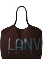 【ランバン オン ブルー/LANVIN en Bleu】のロゴドロストトートバッグ ブラウン|ID: prp329100004570033 ipo3291000000032334539