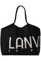 【ランバン オン ブルー/LANVIN en Bleu】のロゴドロストトートバッグ ブラック|ID: prp329100004570033 ipo3291000000036641996