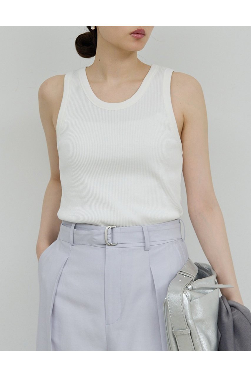 【ガリャルダガランテ/GALLARDAGALANTE】のリブタンクトップ2 人気、トレンドファッション・服の通販 founy(ファニー) 　ファッション　Fashion　レディースファッション　WOMEN　トップス・カットソー　Tops/Tshirt　キャミソール / ノースリーブ　No Sleeves　シャツ/ブラウス　Shirts/Blouses　ロング / Tシャツ　T-Shirts　カットソー　Cut and Sewn　キャミソール　Camisole　タンク　Tank　NEW・新作・新着・新入荷　New Arrivals　 other-1|ID: prp329100004570042 ipo3291000000032334614