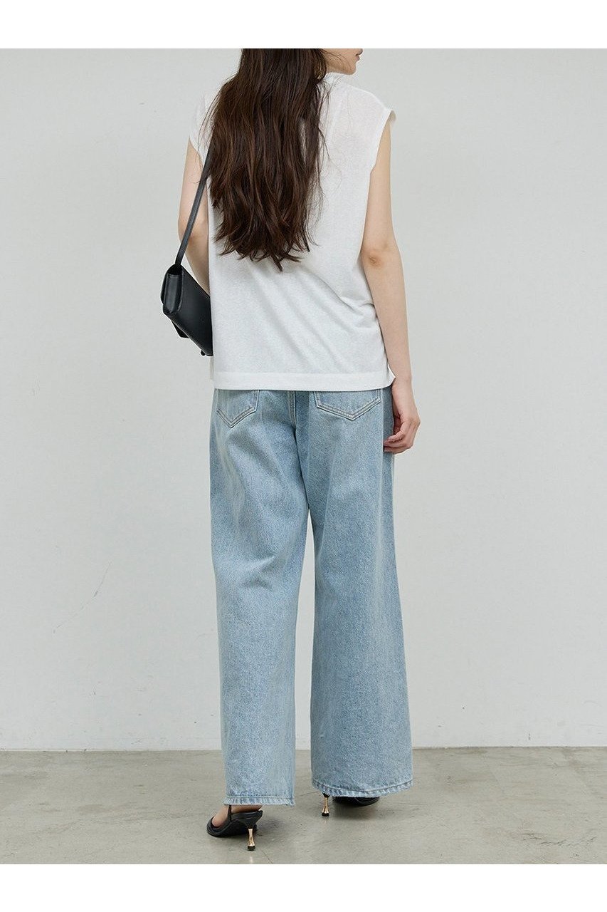 【ガリャルダガランテ/GALLARDAGALANTE】のフレンチシアーT 人気、トレンドファッション・服の通販 founy(ファニー) 　ファッション　Fashion　レディースファッション　WOMEN　トップス・カットソー　Tops/Tshirt　シャツ/ブラウス　Shirts/Blouses　ロング / Tシャツ　T-Shirts　カットソー　Cut and Sewn　なめらか　Smooth　インナー　Inner　シアー　Sheer　ショート　Short　スリーブ　Sleeve　フロント　Front　夏　Summer　NEW・新作・新着・新入荷　New Arrivals　羽織　Haori　other-4|ID: prp329100004570043 ipo3291000000032334635