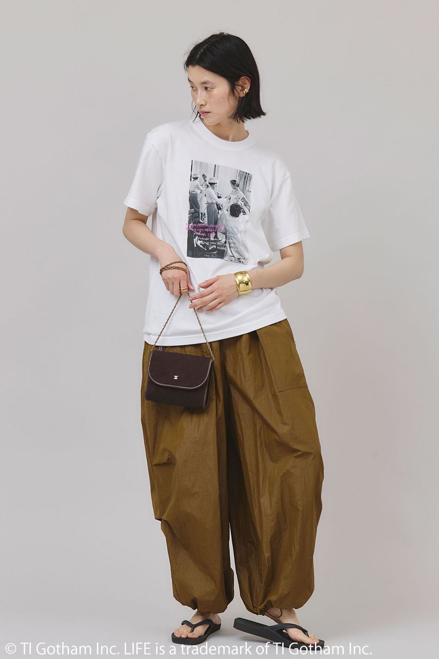 【カレンソロジー/Curensology】の【LIFE PICTURE COLLECTION】別注CHTシャツ(タテ) 人気、トレンドファッション・服の通販 founy(ファニー) 　ファッション　Fashion　レディースファッション　Fashion for Women　トップス・カットソー　Cut & Sew Tops　シャツ・ブラウス・オフィスカジュアル　Elegant Blouses & Button-Ups　ロングTシャツ・Tシャツ　Longline T-Shirts & Tees　カットソー・ベーシックTシャツ　Cut-and-Sewn Tops / Stretch Tees & Basics　おすすめ　Recommended / Our Picks　アクセサリー　Fashion Accessories　インナー　Innerwear　カットソー　Cut and Sewn Top　ショート　Short, Short Length　シンプル　Simple, Minimal　ジャケット　Jacket, Outerwear　スペシャル　Special, Limited Edition　スリーブ　Sleeve, Long Sleeve / Short Sleeve　フロント　Front, Front Design　プリント　Print, Printed Pattern　モノトーン　Monotone, Black and White　別注　Limited Edition, Custom Order　夏　Summer　春　Spring　洗える　Machine Washable　other-7|ID: prp329100004570047 ipo3291000000035311097