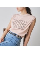【ウィムガゼット/Whim Gazette】のノースリーブロゴTシャツ 人気、トレンドファッション・服の通販 founy(ファニー) ファッション Fashion レディースファッション WOMEN トップス・カットソー Tops/Tshirt キャミソール / ノースリーブ No Sleeves シャツ/ブラウス Shirts/Blouses ロング / Tシャツ T-Shirts カットソー Cut and Sewn キャミソール Camisole コンパクト Compact タンク Tank ノースリーブ No Sleeve バランス Balance ベビー Baby ベーシック Basic NEW・新作・新着・新入荷 New Arrivals thumbnail ベビーピンク|ID: prp329100004570062 ipo3291000000032334768