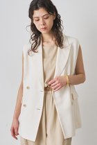 【ウィムガゼット/Whim Gazette】のダックダブルジレ 人気、トレンドファッション・服の通販 founy(ファニー) ファッション Fashion レディースファッション Fashion for Women アウター Coat / Outerwear Collection レディースジャケット・軽アウター Jackets おすすめ Recommended / Our Picks ジャケット Jacket, Outerwear セットアップ Set-Up, Coordinated Outfit バランス Balance, Style Balance ベスト Vest, Waistcoat ボトム Bottoms, Lower Wear モダン Modern, Contemporary ワーク Workwear, Utility Style ヴィンテージ Vintage Style thumbnail オフホワイト|ID: prp329100004570064 ipo3291000000032793558