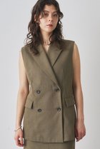 【ウィムガゼット/Whim Gazette】のダックダブルジレ 人気、トレンドファッション・服の通販 founy(ファニー) ファッション Fashion レディースファッション Fashion for Women アウター Coat / Outerwear Collection レディースジャケット・軽アウター Jackets おすすめ Recommended / Our Picks ジャケット Jacket, Outerwear セットアップ Set-Up, Coordinated Outfit バランス Balance, Style Balance ベスト Vest, Waistcoat ボトム Bottoms, Lower Wear モダン Modern, Contemporary ワーク Workwear, Utility Style ヴィンテージ Vintage Style thumbnail カーキ|ID: prp329100004570064 ipo3291000000032793560