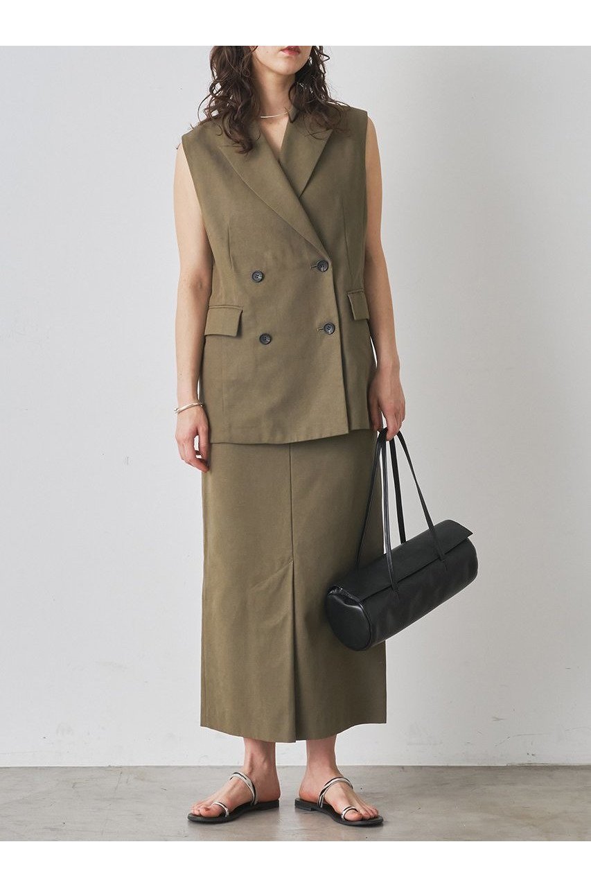 【ウィムガゼット/Whim Gazette】のダックタイトスカート 人気、トレンドファッション・服の通販 founy(ファニー) 　ファッション　Fashion　レディースファッション　WOMEN　スカート　Skirt　ロングスカート　Long Skirt　おすすめ　Recommend　スリット　Slit　セットアップ　Set Up　タイトスカート　Tight Skirt　フロント　Front　ロング　Long　ワーク　Work　ヴィンテージ　Vintage　エレガント 上品　Elegant　NEW・新作・新着・新入荷　New Arrivals　other-5|ID: prp329100004570066 ipo3291000000032334799