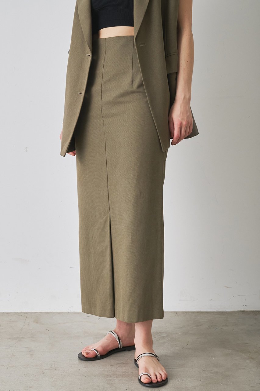 【ウィムガゼット/Whim Gazette】のダックタイトスカート 人気、トレンドファッション・服の通販 founy(ファニー) 　ファッション　Fashion　レディースファッション　Fashion for Women　スカート　Skirts　ロングスカート　Long Skirts / Maxi & Midi Skirts　おすすめ　Recommended / Our Picks　スリット　Slit, Slit Detail　セットアップ　Set-Up, Coordinated Outfit　タイトスカート　Pencil Skirt, Tight Skirt　フロント　Front, Front Design　ロング　Long, Long-Length　ワーク　Workwear, Utility Style　ヴィンテージ　Vintage Style　エレガント 上品　Elegant　other-2|ID: prp329100004570066 ipo3291000000035321131