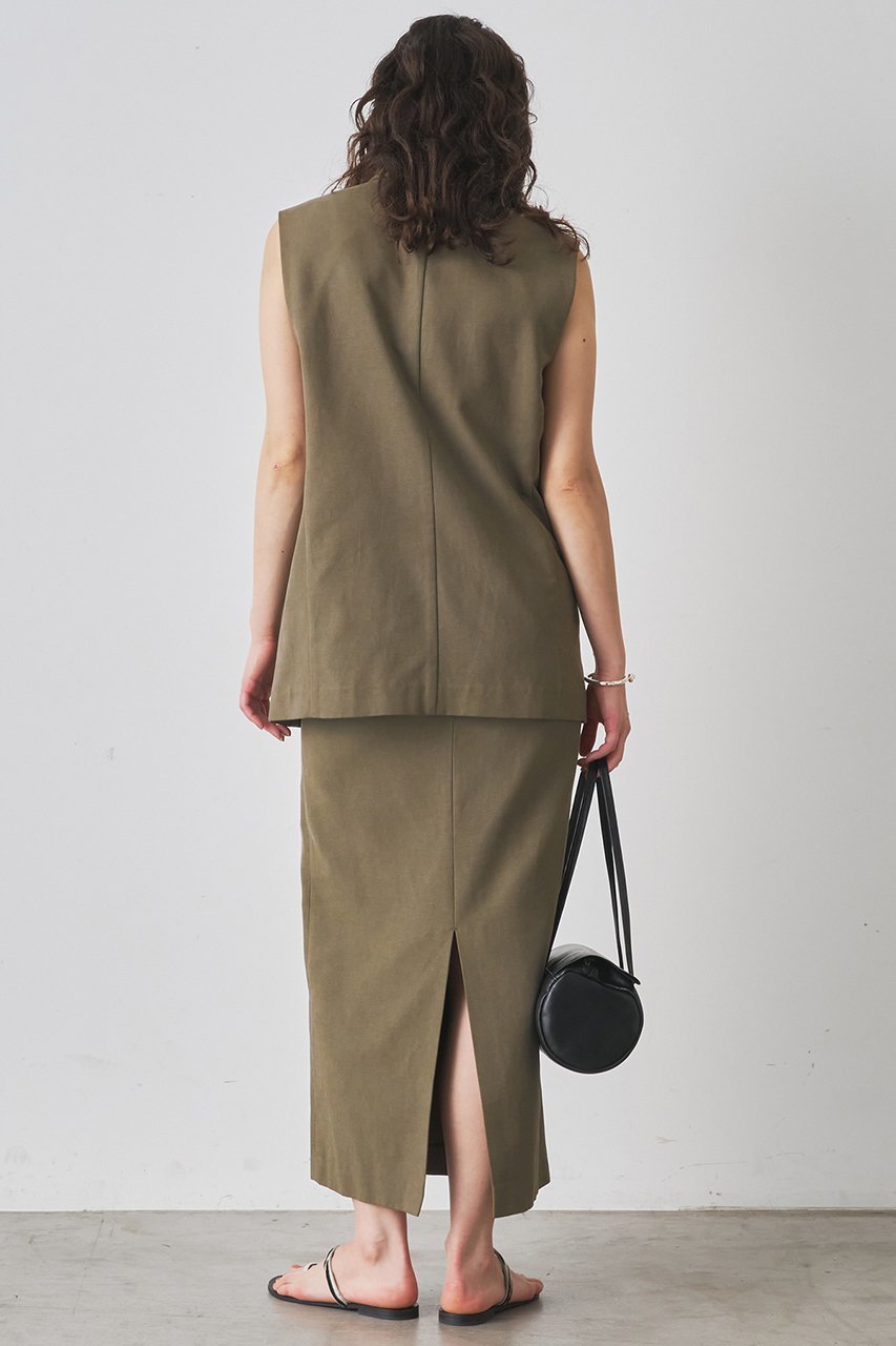 【ウィムガゼット/Whim Gazette】のダックタイトスカート 人気、トレンドファッション・服の通販 founy(ファニー) 　ファッション　Fashion　レディースファッション　Fashion for Women　スカート　Skirts　ロングスカート　Long Skirts / Maxi & Midi Skirts　おすすめ　Recommended / Our Picks　スリット　Slit, Slit Detail　セットアップ　Set-Up, Coordinated Outfit　タイトスカート　Pencil Skirt, Tight Skirt　フロント　Front, Front Design　ロング　Long, Long-Length　ワーク　Workwear, Utility Style　ヴィンテージ　Vintage Style　エレガント 上品　Elegant　other-4|ID: prp329100004570066 ipo3291000000035321133