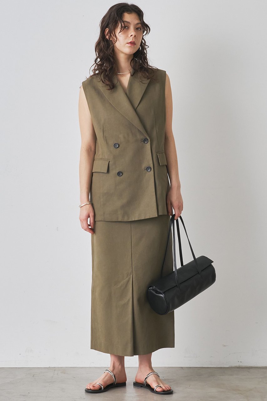 【ウィムガゼット/Whim Gazette】のダックタイトスカート 人気、トレンドファッション・服の通販 founy(ファニー) 　ファッション　Fashion　レディースファッション　Fashion for Women　スカート　Skirts　ロングスカート　Long Skirts / Maxi & Midi Skirts　おすすめ　Recommended / Our Picks　スリット　Slit, Slit Detail　セットアップ　Set-Up, Coordinated Outfit　タイトスカート　Pencil Skirt, Tight Skirt　フロント　Front, Front Design　ロング　Long, Long-Length　ワーク　Workwear, Utility Style　ヴィンテージ　Vintage Style　エレガント 上品　Elegant　other-5|ID: prp329100004570066 ipo3291000000035321134