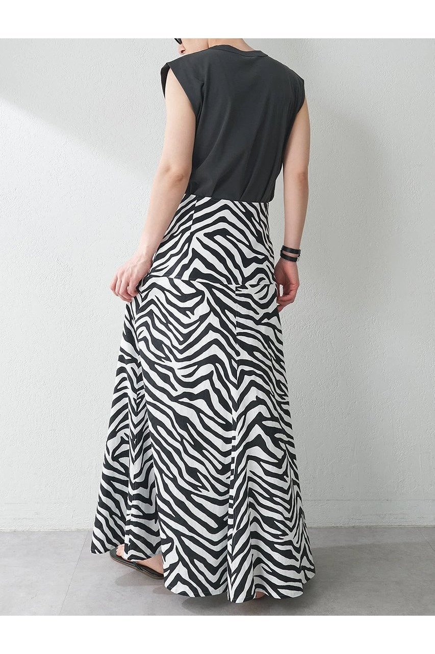 【ウィムガゼット/Whim Gazette】のゼブラ柄フレアスカート 人気、トレンドファッション・服の通販 founy(ファニー) 　ファッション　Fashion　レディースファッション　WOMEN　スカート　Skirt　Aライン/フレアスカート　Flared A-Line Skirts　ロングスカート　Long Skirt　シンプル　Simple　フレア　Flare　プリント　Print　モダン　Modern　リネン　Linen　ロング　Long　NEW・新作・新着・新入荷　New Arrivals　other-3|ID: prp329100004570068 ipo3291000000032334822