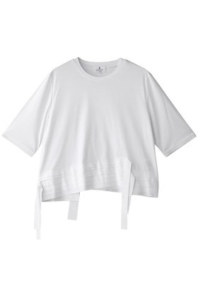 【ランバン オン ブルー/LANVIN en Bleu】 アシンメトリーテープフリルカットソー人気、トレンドファッション・服の通販 founy(ファニー) ファッション Fashion レディースファッション WOMEN トップス・カットソー Tops/Tshirt シャツ/ブラウス Shirts/Blouses ロング / Tシャツ T-Shirts カットソー Cut and Sewn カットソー Cut And Sew ショート Short シンプル Simple スリーブ Sleeve フリル Frills ボトム Bottom NEW・新作・新着・新入荷 New Arrivals |ID:prp329100004570070