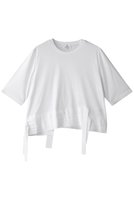 【ランバン オン ブルー/LANVIN en Bleu】のアシンメトリーテープフリルカットソー 人気、トレンドファッション・服の通販 founy(ファニー) ファッション Fashion レディースファッション WOMEN トップス・カットソー Tops/Tshirt シャツ/ブラウス Shirts/Blouses ロング / Tシャツ T-Shirts カットソー Cut and Sewn カットソー Cut And Sew ショート Short シンプル Simple スリーブ Sleeve フリル Frills ボトム Bottom NEW・新作・新着・新入荷 New Arrivals |ID:prp329100004570070