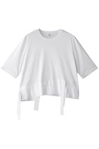 【ランバン オン ブルー/LANVIN en Bleu】のアシンメトリーテープフリルカットソー 人気、トレンドファッション・服の通販 founy(ファニー) ファッション Fashion レディースファッション WOMEN トップス・カットソー Tops/Tshirt シャツ/ブラウス Shirts/Blouses ロング / Tシャツ T-Shirts カットソー Cut and Sewn カットソー Cut And Sew ショート Short シンプル Simple スリーブ Sleeve フリル Frills ボトム Bottom NEW・新作・新着・新入荷 New Arrivals thumbnail オフ|ID: prp329100004570070 ipo3291000000032334833