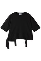 【ランバン オン ブルー/LANVIN en Bleu】のアシンメトリーテープフリルカットソー 人気、トレンドファッション・服の通販 founy(ファニー) ファッション Fashion レディースファッション WOMEN トップス・カットソー Tops/Tshirt シャツ/ブラウス Shirts/Blouses ロング / Tシャツ T-Shirts カットソー Cut and Sewn カットソー Cut And Sew ショート Short シンプル Simple スリーブ Sleeve フリル Frills ボトム Bottom NEW・新作・新着・新入荷 New Arrivals thumbnail ブラック|ID: prp329100004570070 ipo3291000000032334834
