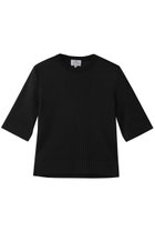 【ランバン オン ブルー/LANVIN en Bleu】のプリーツハーフスリーブニット 人気、トレンドファッション・服の通販 founy(ファニー) ファッション Fashion レディースファッション WOMEN トップス・カットソー Tops/Tshirt ニット Knit Tops プルオーバー Pullover バランス Balance プリーツ Pleats 今季 This Season NEW・新作・新着・新入荷 New Arrivals thumbnail ブラック|ID: prp329100004570074 ipo3291000000032334860