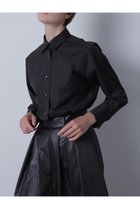 【ヒューエルミュージアム/hueLe Museum】の【hLM】TCタイプライターブラウス 人気、トレンドファッション・服の通販 founy(ファニー) ファッション Fashion レディースファッション WOMEN トップス・カットソー Tops/Tshirt シャツ/ブラウス Shirts/Blouses カフス Cuffs ジャケット Jacket スリーブ Sleeve タイプライター Typewriter フィット Fit ベーシック Basic ミドル Middle ロング Long thumbnail ブラック|ID: prp329100004570081 ipo3291000000032334907