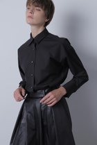 【ヒューエルミュージアム/hueLe Museum】の【hLM】TCタイプライターブラウス 人気、トレンドファッション・服の通販 founy(ファニー) ファッション Fashion レディースファッション Fashion for Women トップス・カットソー Cut & Sew Tops シャツ・ブラウス・オフィスカジュアル Elegant Blouses & Button-Ups カフス Cuff Design ジャケット Jacket, Outerwear スリーブ Sleeve, Long Sleeve / Short Sleeve タイプライター Typewriter Fabric, Crisp Cotton フィット Fit, Slim Fit ベーシック Basic, Essential ミドル Middle Length, Mid Height ロング Long, Long-Length thumbnail ブラック|ID: prp329100004570081 ipo3291000000032865533