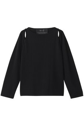 【ルームエイト/Room no.8】 【Room no.8 BLACK】コットンシアースリット ロングスリーブトップス人気、トレンドファッション・服の通販 founy(ファニー) ファッション Fashion レディースファッション WOMEN トップス・カットソー Tops/Tshirt シャツ/ブラウス Shirts/Blouses ロング / Tシャツ T-Shirts カットソー Cut and Sewn インナー Inner シンプル Simple ジャケット Jacket スリット Slit スリーブ Sleeve ロング Long NEW・新作・新着・新入荷 New Arrivals |ID:prp329100004570088