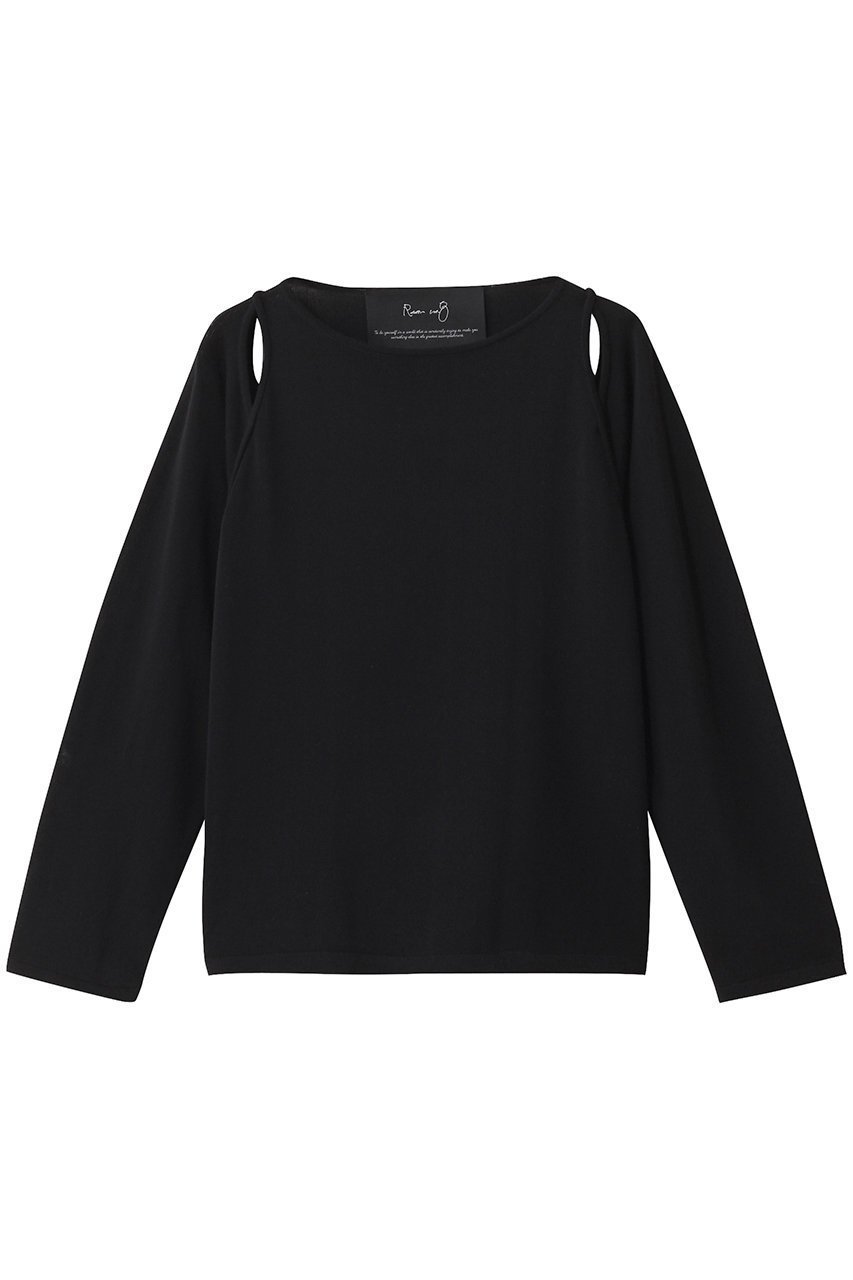 【ルームエイト/Room no.8】の【Room no.8 BLACK】コットンシアースリット ロングスリーブトップス 人気、トレンドファッション・服の通販 founy(ファニー) 　ファッション　Fashion　レディースファッション　WOMEN　トップス・カットソー　Tops/Tshirt　シャツ/ブラウス　Shirts/Blouses　ロング / Tシャツ　T-Shirts　カットソー　Cut and Sewn　インナー　Inner　シンプル　Simple　ジャケット　Jacket　スリット　Slit　スリーブ　Sleeve　ロング　Long　NEW・新作・新着・新入荷　New Arrivals　 other-1|ID: prp329100004570088 ipo3291000000032334953