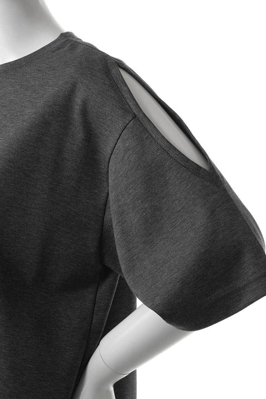 【ルームエイト/Room no.8】のスーピマコットン ショルダースリットトップス 人気、トレンドファッション・服の通販 founy(ファニー) 　ファッション　Fashion　レディースファッション　WOMEN　トップス・カットソー　Tops/Tshirt　シャツ/ブラウス　Shirts/Blouses　ロング / Tシャツ　T-Shirts　カットソー　Cut and Sewn　ショート　Short　スリット　Slit　スリーブ　Sleeve　エレガント 上品　Elegant　定番　Standard　NEW・新作・新着・新入荷　New Arrivals　other-6|ID: prp329100004570095 ipo3291000000032335019