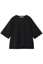 【ルームエイト/Room no.8】のスーピマコットン ハーフスリーブトップス 人気、トレンドファッション・服の通販 founy(ファニー) ファッション Fashion レディースファッション Fashion for Women トップス・カットソー Cut & Sew Tops シャツ・ブラウス・オフィスカジュアル Elegant Blouses & Button-Ups ロングTシャツ・Tシャツ Longline T-Shirts & Tees カットソー・ベーシックTシャツ Cut-and-Sewn Tops / Stretch Tees & Basics ショート Short, Short Length シンプル Simple, Minimal スリーブ Sleeve, Long Sleeve / Short Sleeve リラックス Relax, Relaxed Fit エレガント 上品 Elegant 再入荷 Restock / Back in Stock thumbnail ブラック|ID: prp329100004570097 ipo3291000000032967574
