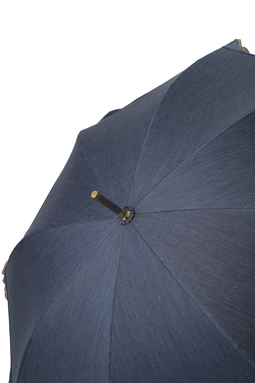 【グレイシー/Gracy】の晴雨兼用ショート長傘 Denim frill 人気、トレンドファッション・服の通販 founy(ファニー) 　ファッション　Fashion　レディースファッション　WOMEN　傘 / レイングッズ　Umbrellas/Rainwear　ショート　Short　デニム　Denim　ハンカチ　Handkerchief　バランス　Balance　パイピング　Piping　フリル　Frills　傘　Umbrella　夏　Summer　NEW・新作・新着・新入荷　New Arrivals　時計　Clock　other-5|ID: prp329100004570102 ipo3291000000032335068