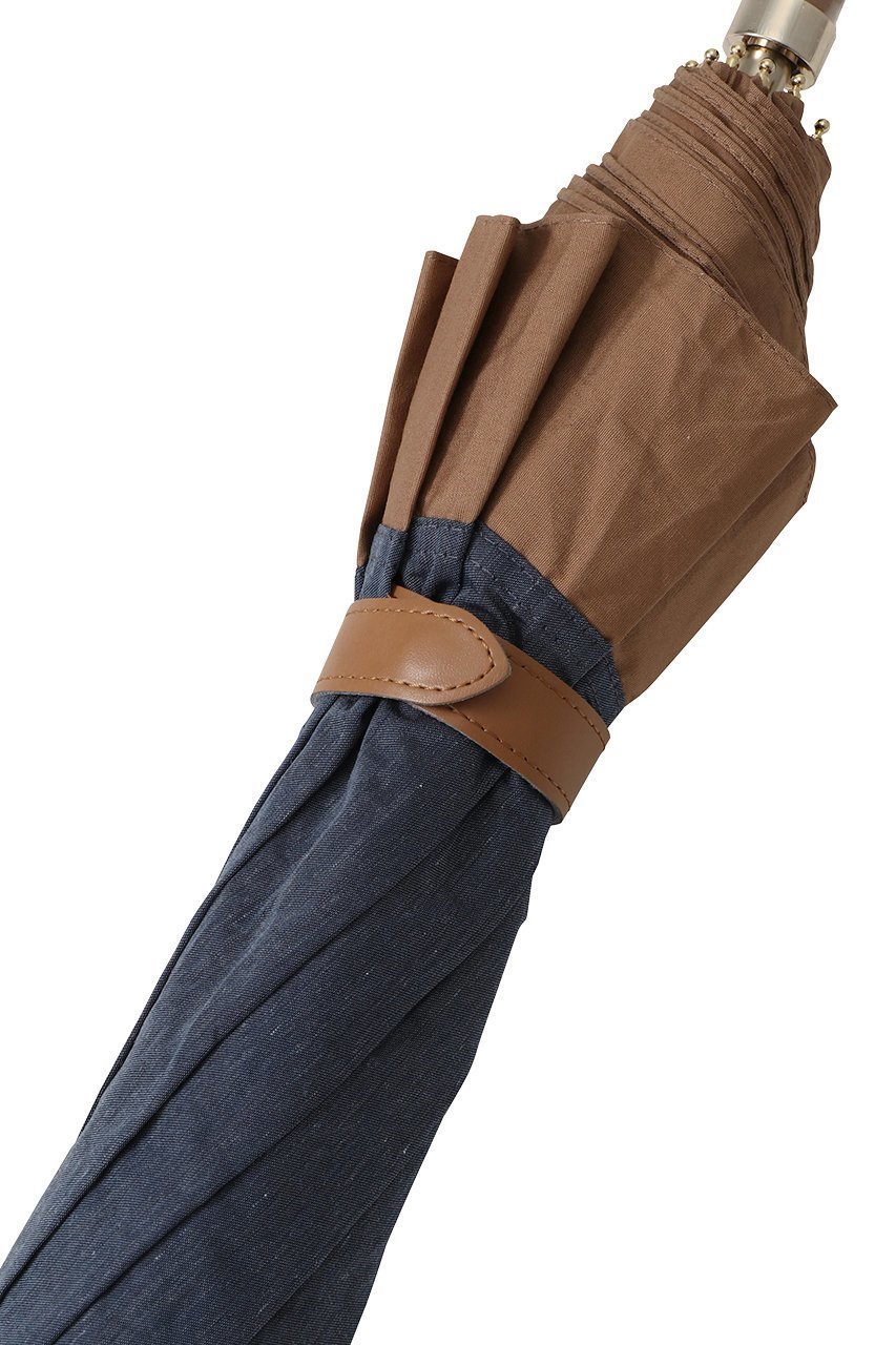 【グレイシー/Gracy】の晴雨兼用楽折傘 Denim bicolor 人気、トレンドファッション・服の通販 founy(ファニー) 　ファッション　Fashion　レディースファッション　Fashion for Women　レイングッズ・傘・晴雨兼用傘　Umbrellas & Rain Gear　コンパクト　Compact, Small Size　スタイリッシュ　Stylish, Fashionable　デニム　Denim, Jeans Material　ハンカチ　Handkerchief, Hanky　モダン　Modern, Contemporary　ビジネス 仕事 通勤　Business / Work / Commuting　傘　Umbrella, Parasol　時計　Watch, Wristwatch　other-3|ID: prp329100004570103 ipo3291000000036121917