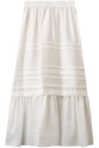 【デパリエ/DEPAREILLE】のウォッシャブルリネンタックギャザースカート 人気、トレンドファッション・服の通販 founy(ファニー) ファッション Fashion レディースファッション Fashion for Women スカート Skirts ロングスカート Long Skirts / Maxi & Midi Skirts ギャザー Gathered, Ruffled ロング Long, Long-Length 夏 Summer 春 Spring S/S・春夏 SS, Spring/Summer, Warm Season thumbnail ホワイト|ID: prp329100004570107 ipo3291000000036073487