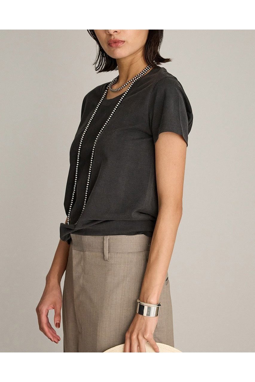 【ブリル/BRILL】のビンテージライククルーネックTシャツ 人気、トレンドファッション・服の通販 founy(ファニー) 　ファッション　Fashion　レディースファッション　WOMEN　トップス・カットソー　Tops/Tshirt　シャツ/ブラウス　Shirts/Blouses　ロング / Tシャツ　T-Shirts　カットソー　Cut and Sewn　コンパクト　Compact　ショート　Short　シンプル　Simple　スリーブ　Sleeve　ラウンド　Round　ワーク　Work　ヴィンテージ　Vintage　NEW・新作・新着・新入荷　New Arrivals　other-2|ID: prp329100004570116 ipo3291000000032335145
