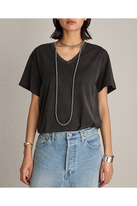 【ブリル/BRILL】 ビンテージライクVネックTシャツ人気、トレンドファッション・服の通販 founy(ファニー) ファッション Fashion レディースファッション WOMEN トップス・カットソー Tops/Tshirt シャツ/ブラウス Shirts/Blouses ロング / Tシャツ T-Shirts カットソー Cut and Sewn Vネック V-Neck ショート Short シンプル Simple スリーブ Sleeve ワーク Work ヴィンテージ Vintage NEW・新作・新着・新入荷 New Arrivals |ID:prp329100004570117